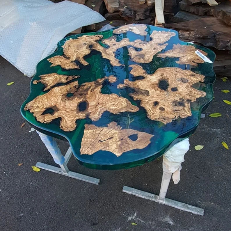 Lagoon Olive Round Dining Table