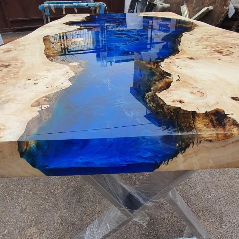 Cascade Burl Dining Table