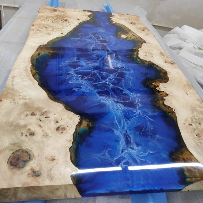 Cascade Burl Dining Table