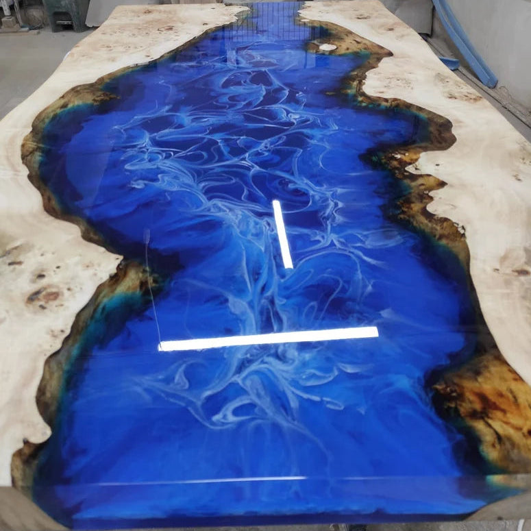 Cascade Burl Dining Table